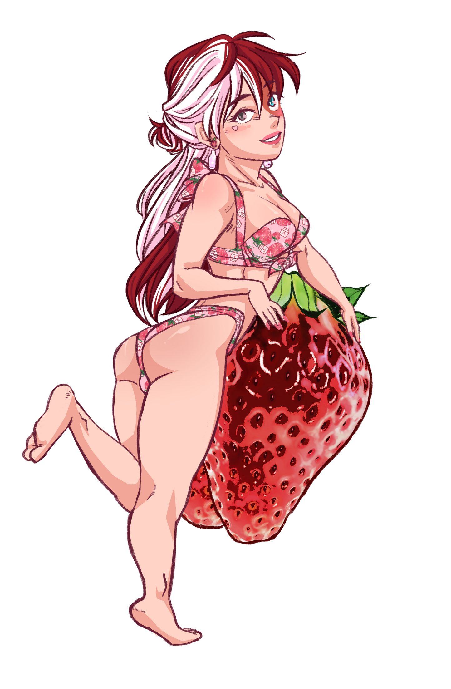 Strawberry Tfem Shouto sticker